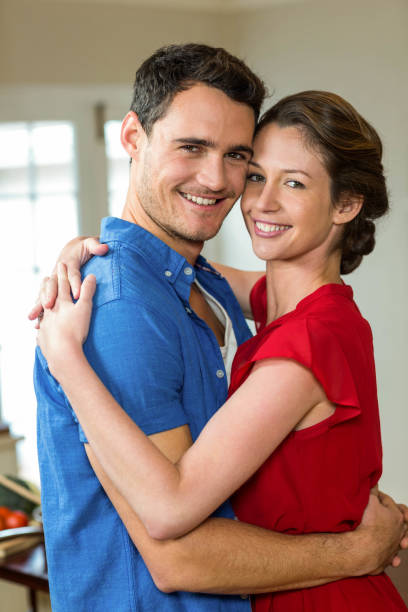 istock Close-up of romantic couple embracing each other 851691870