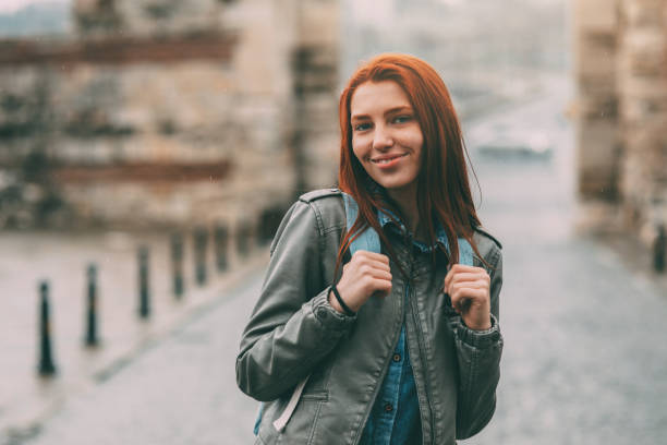 istock Tourist in an old town 851693758