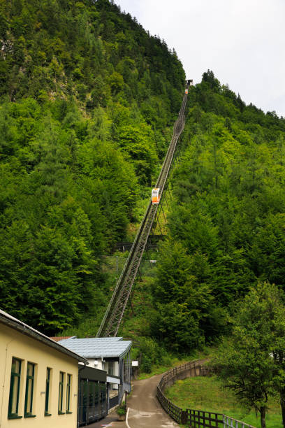 istock Cable car going up to top of the hill 851695876