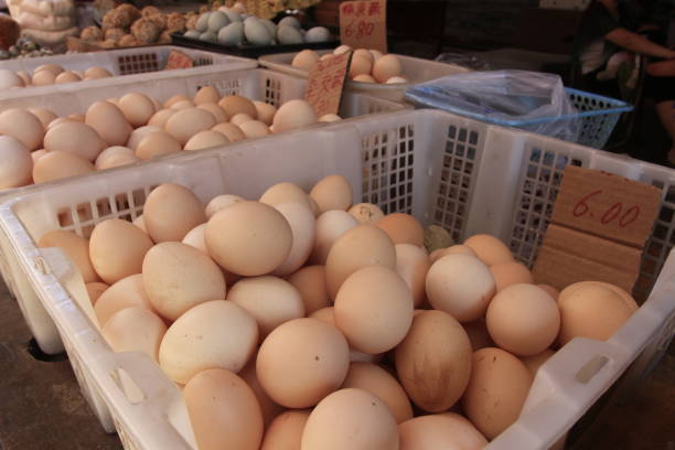 istock Retail eggs in the vegetable market 851696844