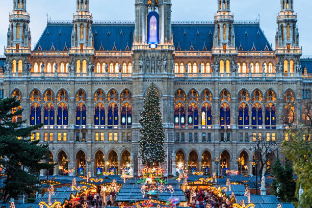 istock Christmas Market Vienna 851700276