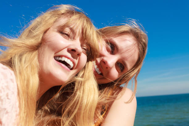 istock Two women best friends having fun outdoor 851720190