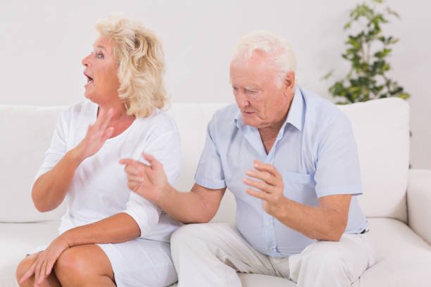 istock Elderly couple quarrelling 851721400