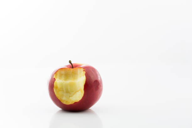 istock Apple fruits isolated on white background. 851738646