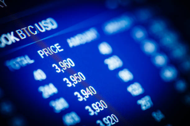 istock Data analyzing in exchange stock market: the charts and quotes on display. Analytics pair BTC-USD (Bitcoin / US Dollar), the most popular bitcoin pair in the world. 851757854