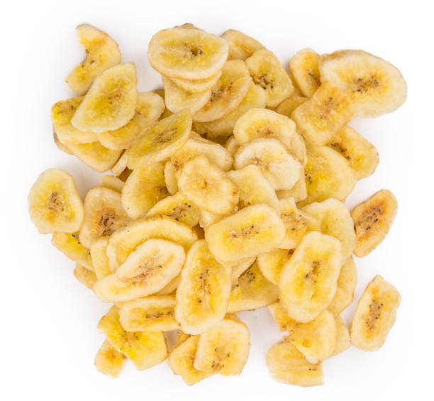 istock Dried Banana Chips isolated on white 851758680