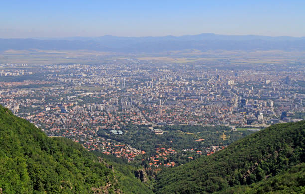 istock aerial view of bulgarian capital Sofia 851759264