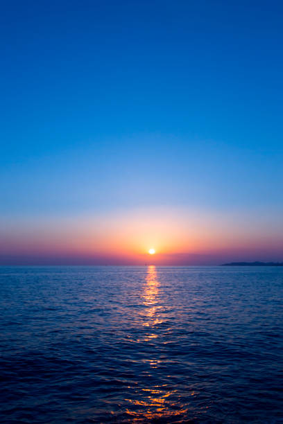 istock Sunset landscape from sea coast 851774962