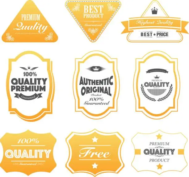 Vector illustration of Vintage Badges