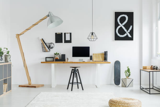 istock Minimalist hipster room with poster 851794486