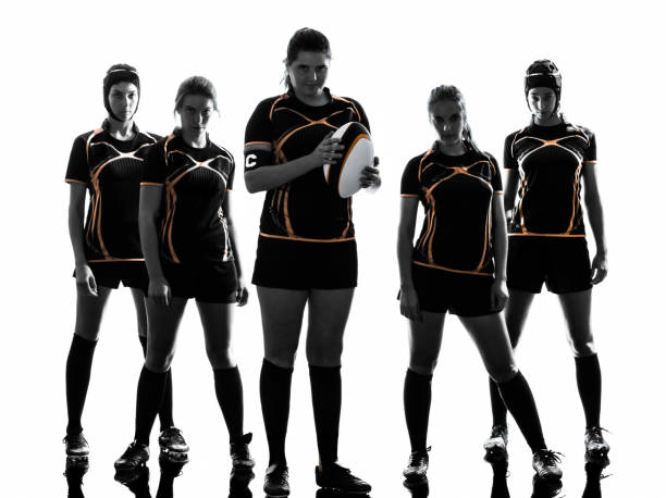 istock rugby women players team silhouette 851805722