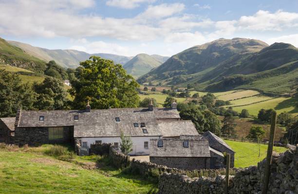 istock Old farm from Hallin Fell, Cumbria 851805950