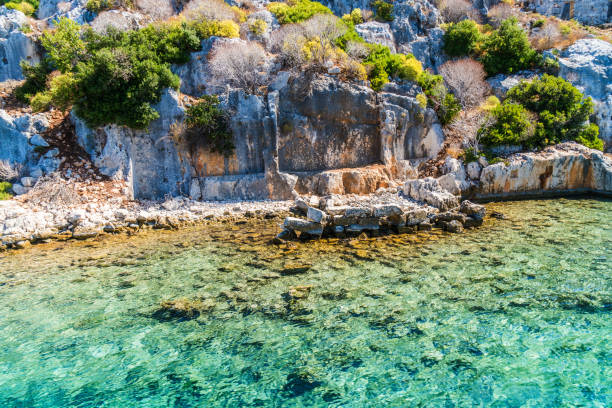 istock Ancient city on the Kekova 851806074