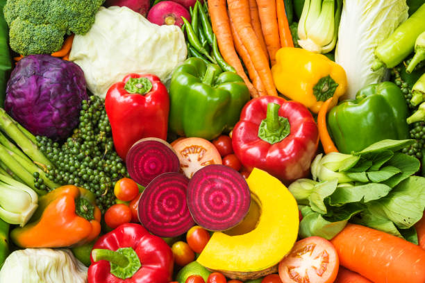 istock Different fresh fruits and vegetables for eating healthy 851806182