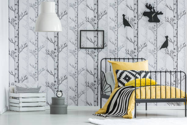 istock Scandinavian style bedroom 851806186