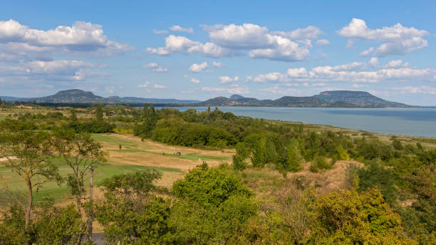 istock Panoramic picture from a lake Balaton of Hungary 851806332