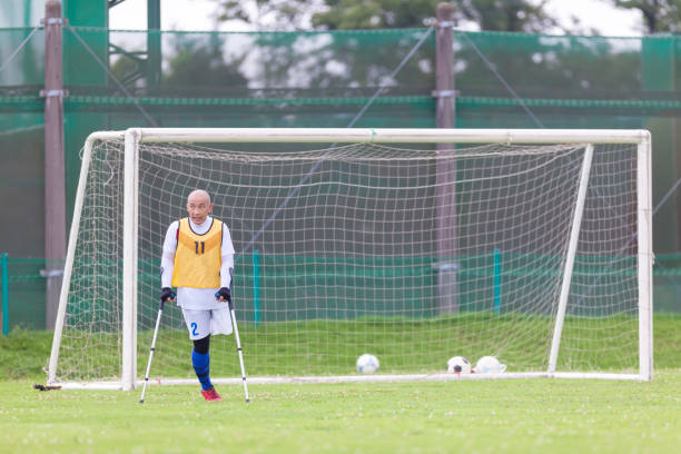 istock Japanese Amputee Soccer Player 851810438