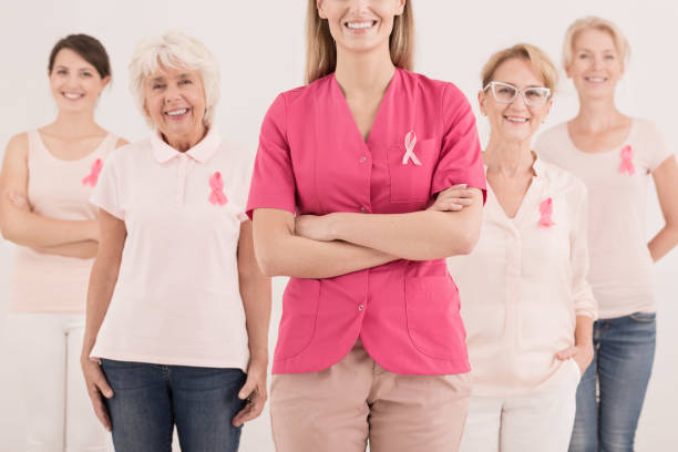 istock Close up on a pink ribbon 851820264