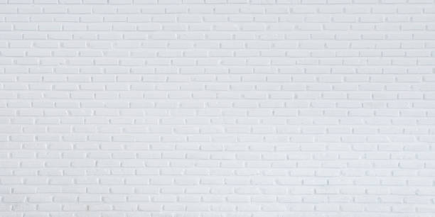 istock Pattern of white brick wall for background and textured, Seamless white brick wall background 851821498