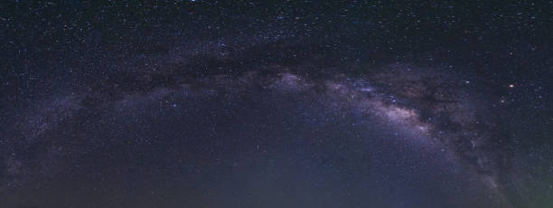 istock Clearly panorama milky way on night sky. 851829834