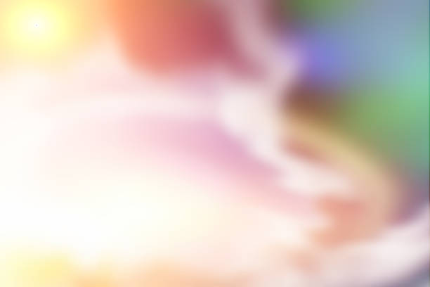 istock Abstract blurred background of pink sky 851843364