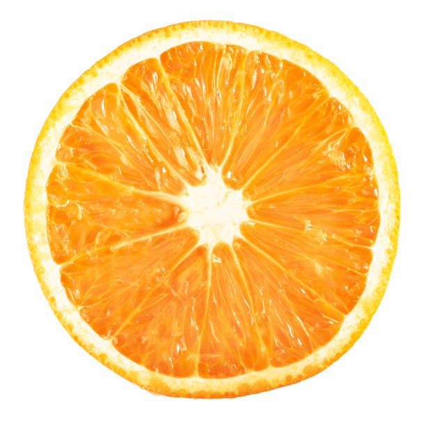 istock slice ripe orange citrus fruit isolated on white background 851847790