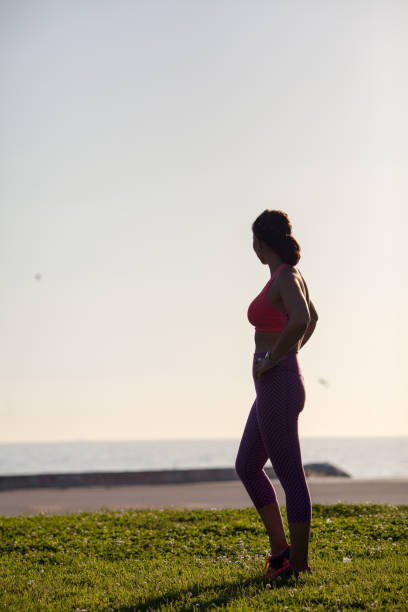 istock Young athletic woman taking a break from training 851859606
