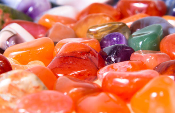 istock Colorful Semi-Precious Gem, Multi Color Stones 851862848