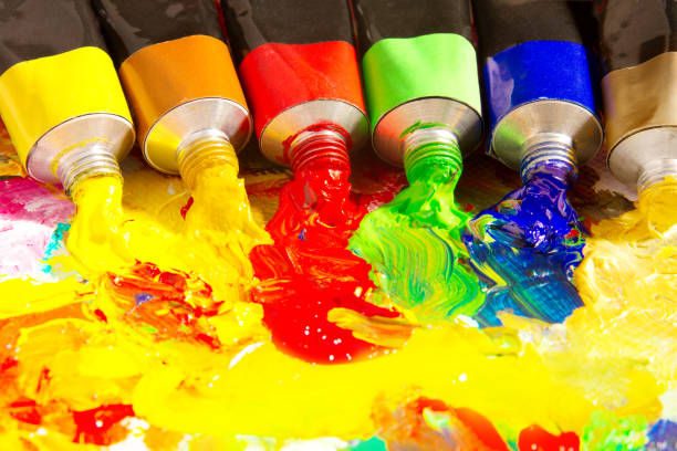 istock Art Paint Color, Multicolored Tubes Mixing Colors 851862862