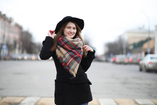 istock French woman for a walk in early spring 851866736