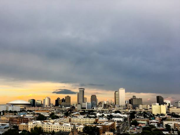 New Orleans, Louisiana skyline at sunset