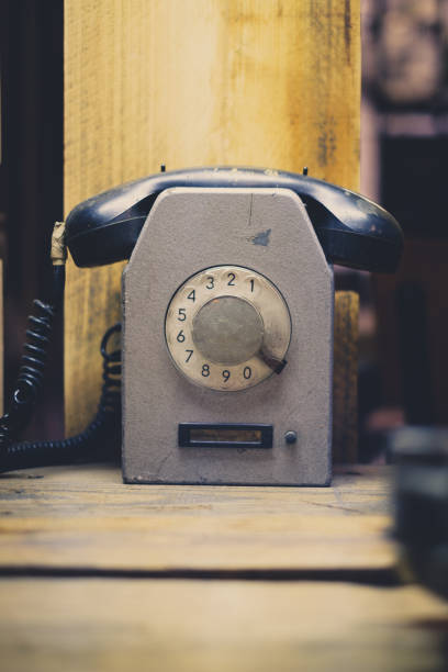istock old telephone, vintage phone retro style 851868552