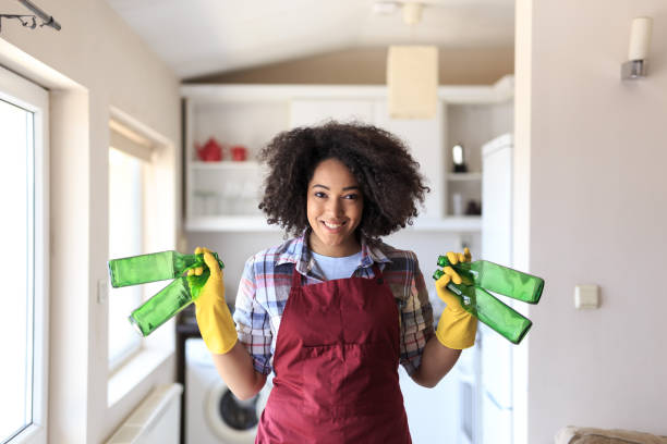 istock Young Woman Cleaning Kitchen 851871244