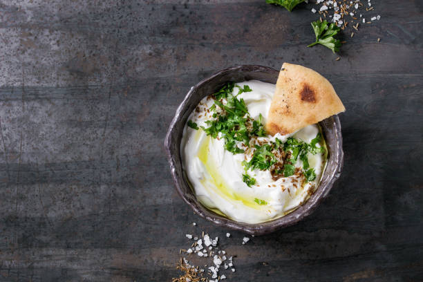 labneh fresh lebanese cream cheese dip