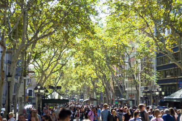 istock the rambla,barcelona,main street 851884120