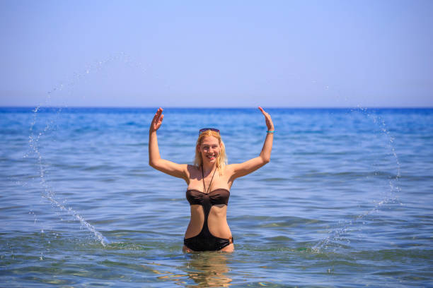 istock Attractive blonde woman joyful 851885428