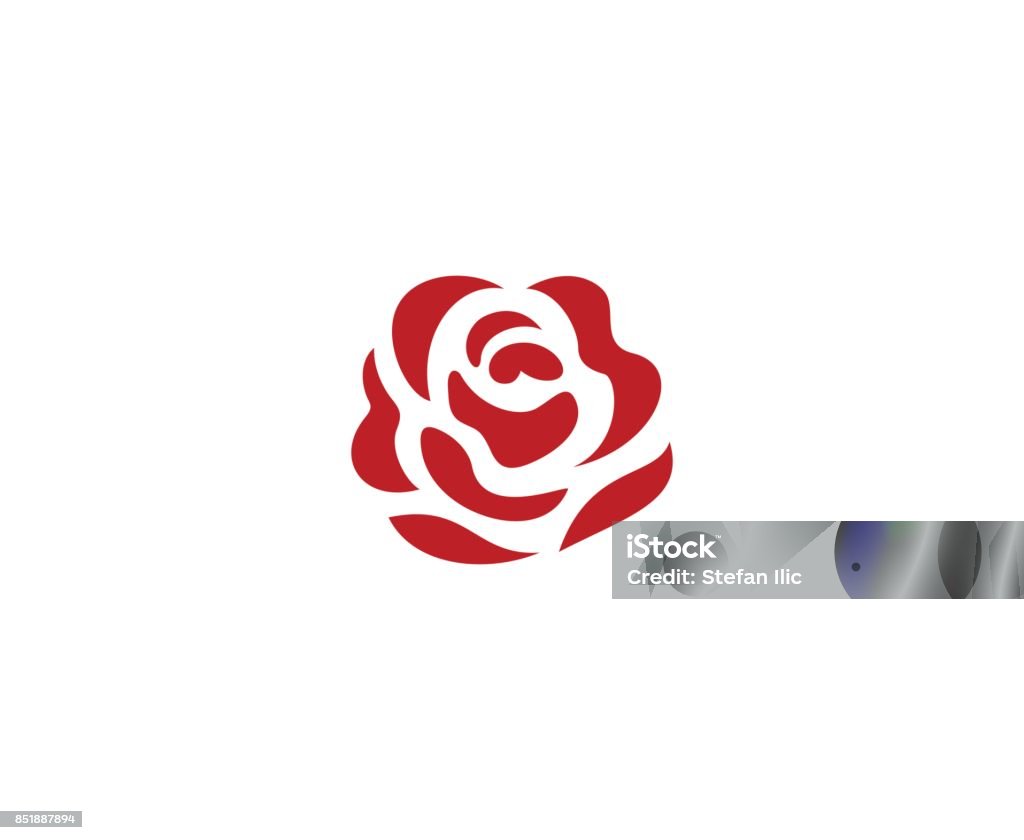 Rose icon This illustration/vector you can use for any purpose related to your business. Rose - Flower stock vector