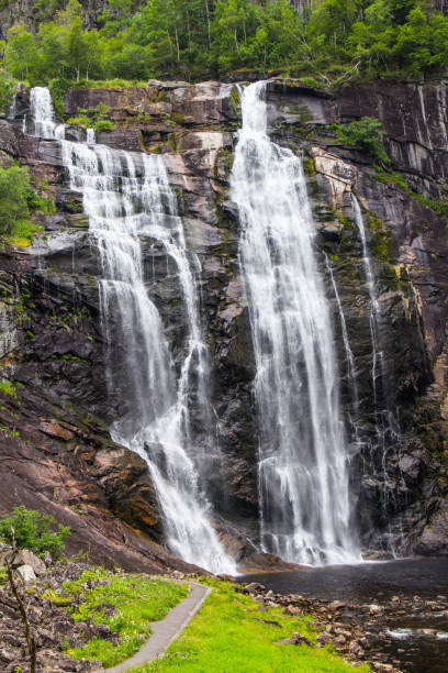 istock Skjervsfossen waterfall in Hordaland, Norway 851892440