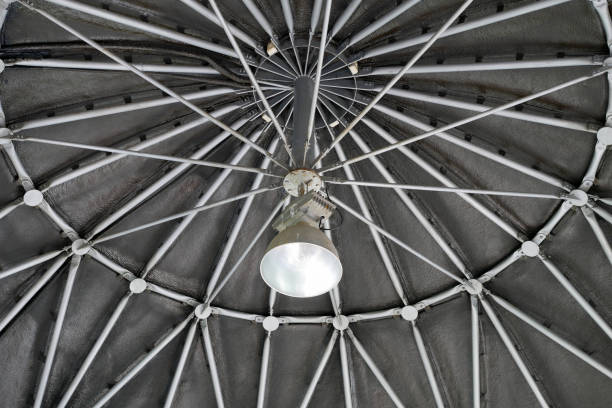 Skylight in an old water tower in Leipzig