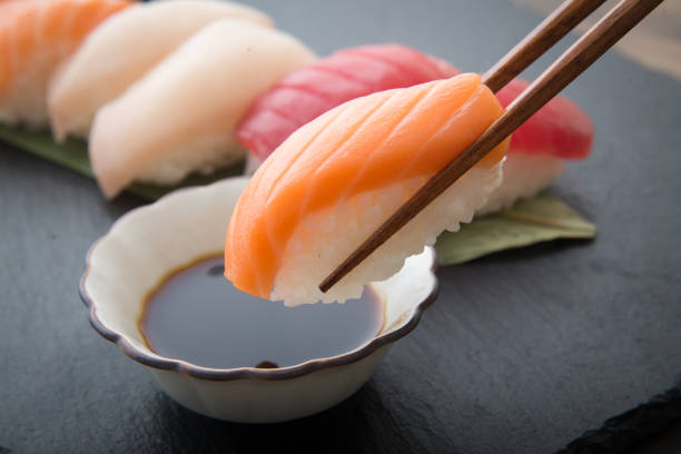 istock close up of sushi 851898580