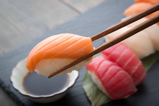 istock close up of sushi 851898844