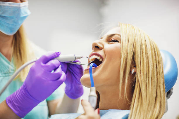 istock Young Woman in Dentist Office 851904084