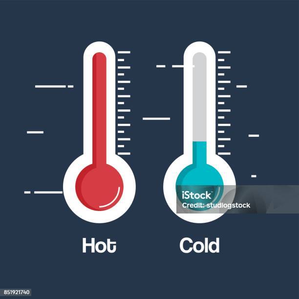 Thermometer Weather Measure Icon Stock Illustration - Download Image Now - Thermometer, Assertiveness, Heat - Temperature