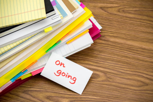 istock On Going; The Pile of Business Documents on the Desk 851921946
