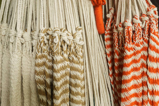 istock Colorful hammock hanging for sale 851929252