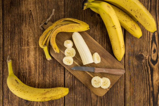 istock Portion of Sliced Bananas, selective focus 851930674