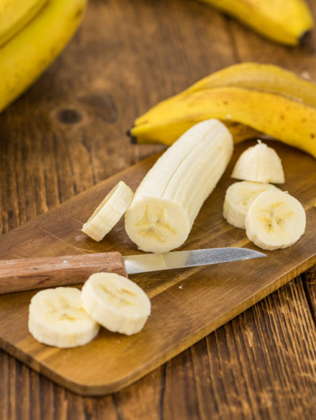 istock Sliced Bananas close-up shot, selective focus 851932840