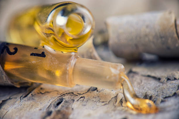 istock Assorted cannabis oil containers with CBD, live resin and other thc extractions 851942066