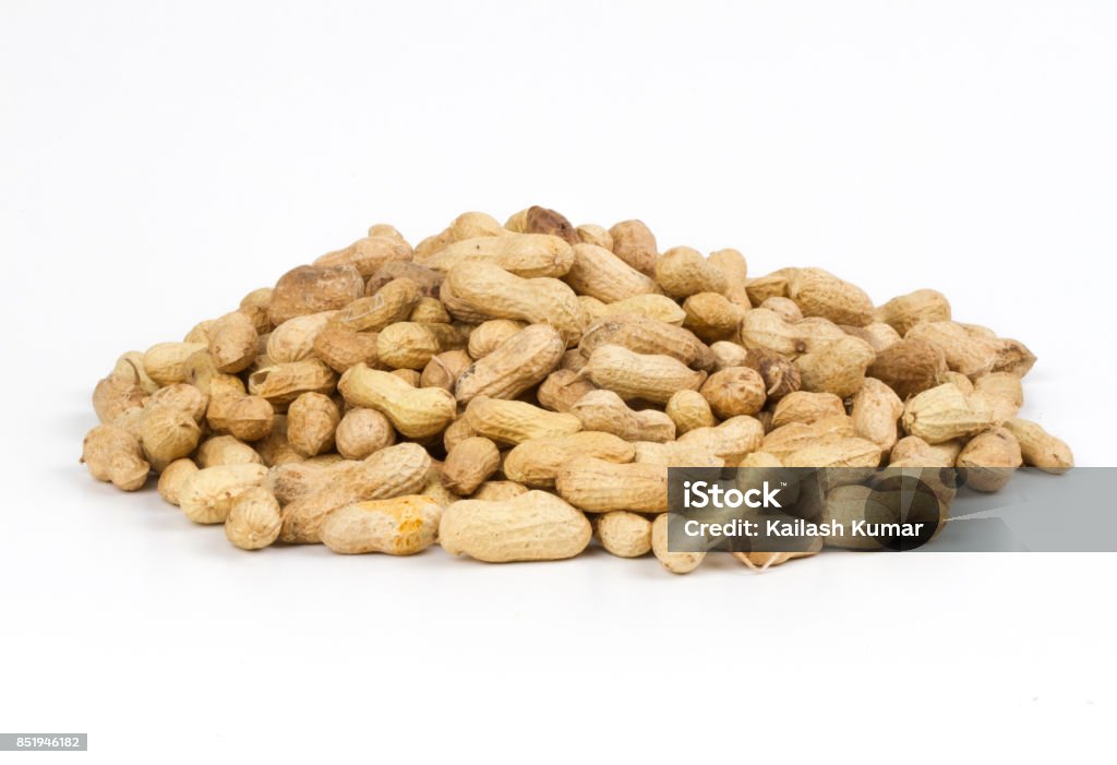 Peanuts Group of Healthy and tasty peanuts food Arachis Stock Photo