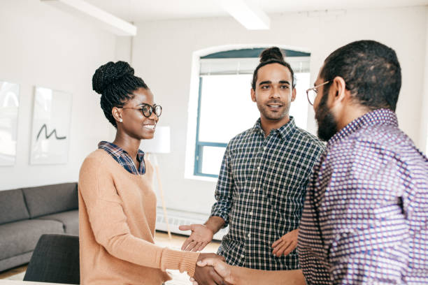 istock Handshake with new colleague 851947026